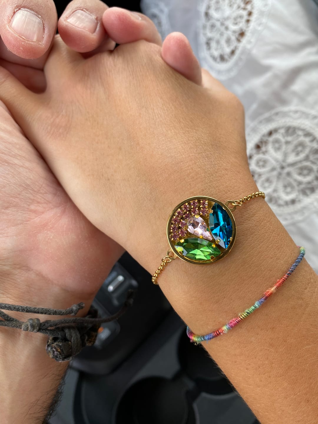 Customer photo review of Bracciale con Corda - Regolabile - Bel Mix