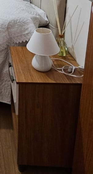 Customer photo review of Abajur de Mesa Gota em Cêramica Para Quarto
