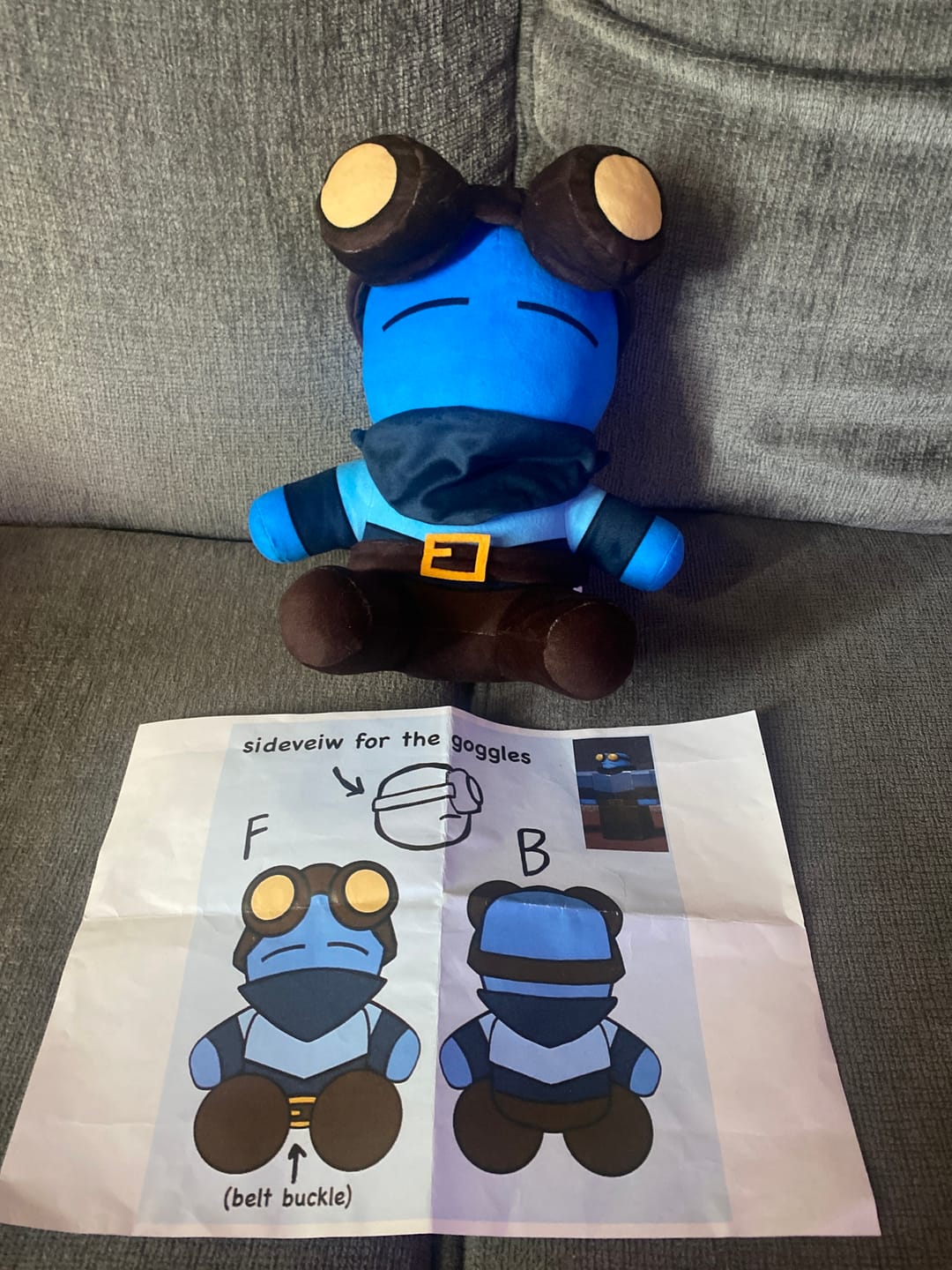 Customer photo review of Original Character (OC) Design Plush