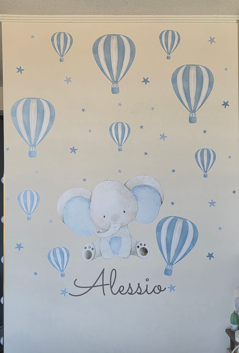Customer photo review of Elefante, globos y estrellas
