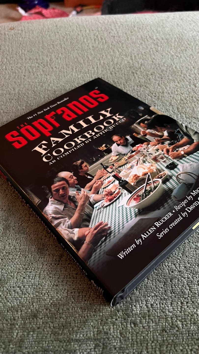 Customer photo review of The Sopranos Family Cookbook