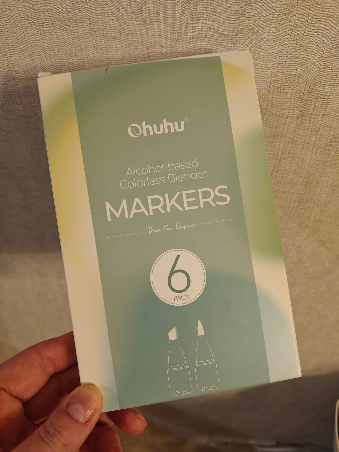 Customer photo review of Ohuhu Honolulu Colorless Blender Marker - Pack of 6