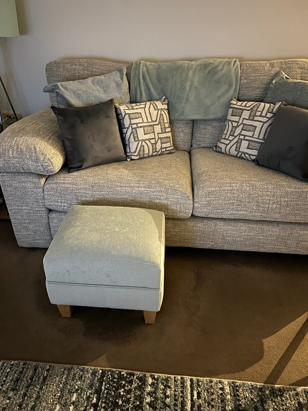 Customer photo review of Tall Oxford Footstool (H40cm)