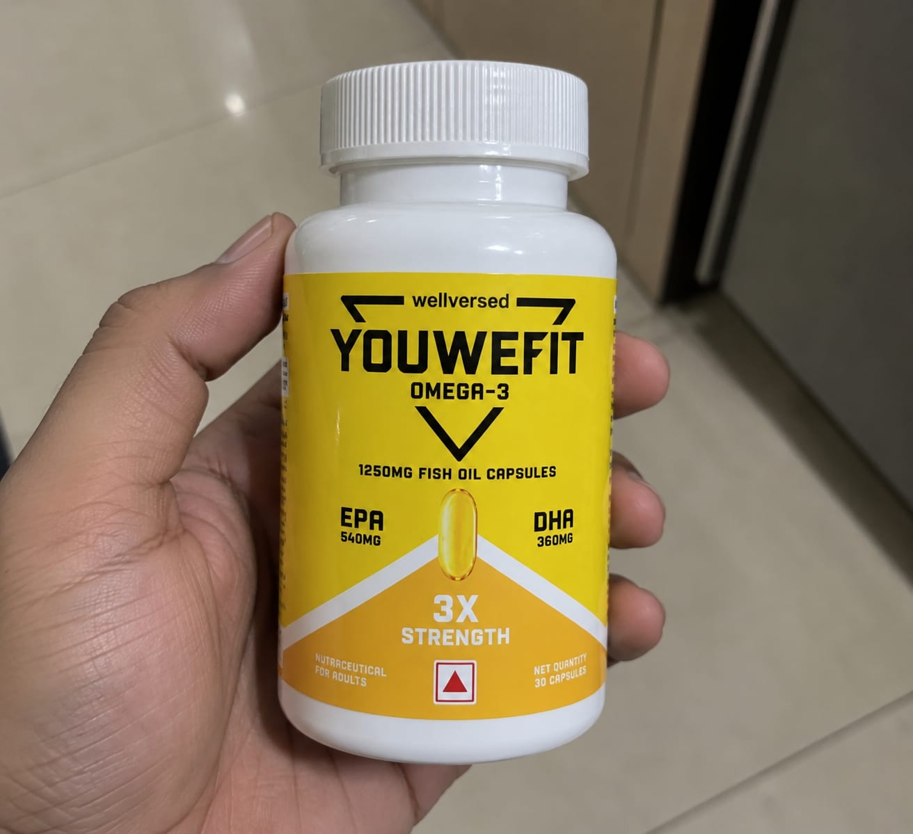 Customer photo review of YouWeFit Omega-3 Fish Oil (30 Capsules), 1250mg