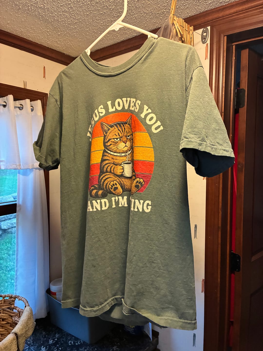 Customer photo review of Tough Love T-Shirt