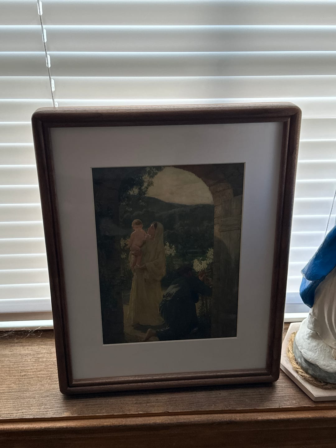Customer photo review of The Holy Family by Their Home – "Within the Gate" by Herbert Arnould Olivier – Catholic Art Print – Catholic Gift – Archival Quality