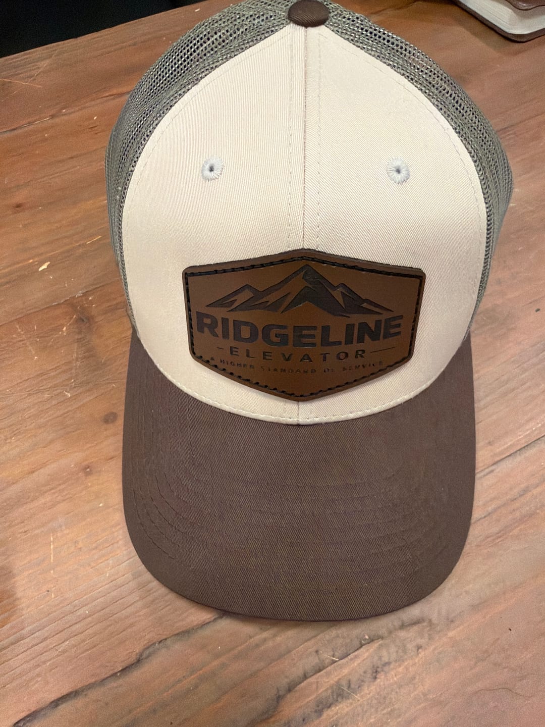 Customer photo review of Richardson 112 Custom Leather Patch Hats