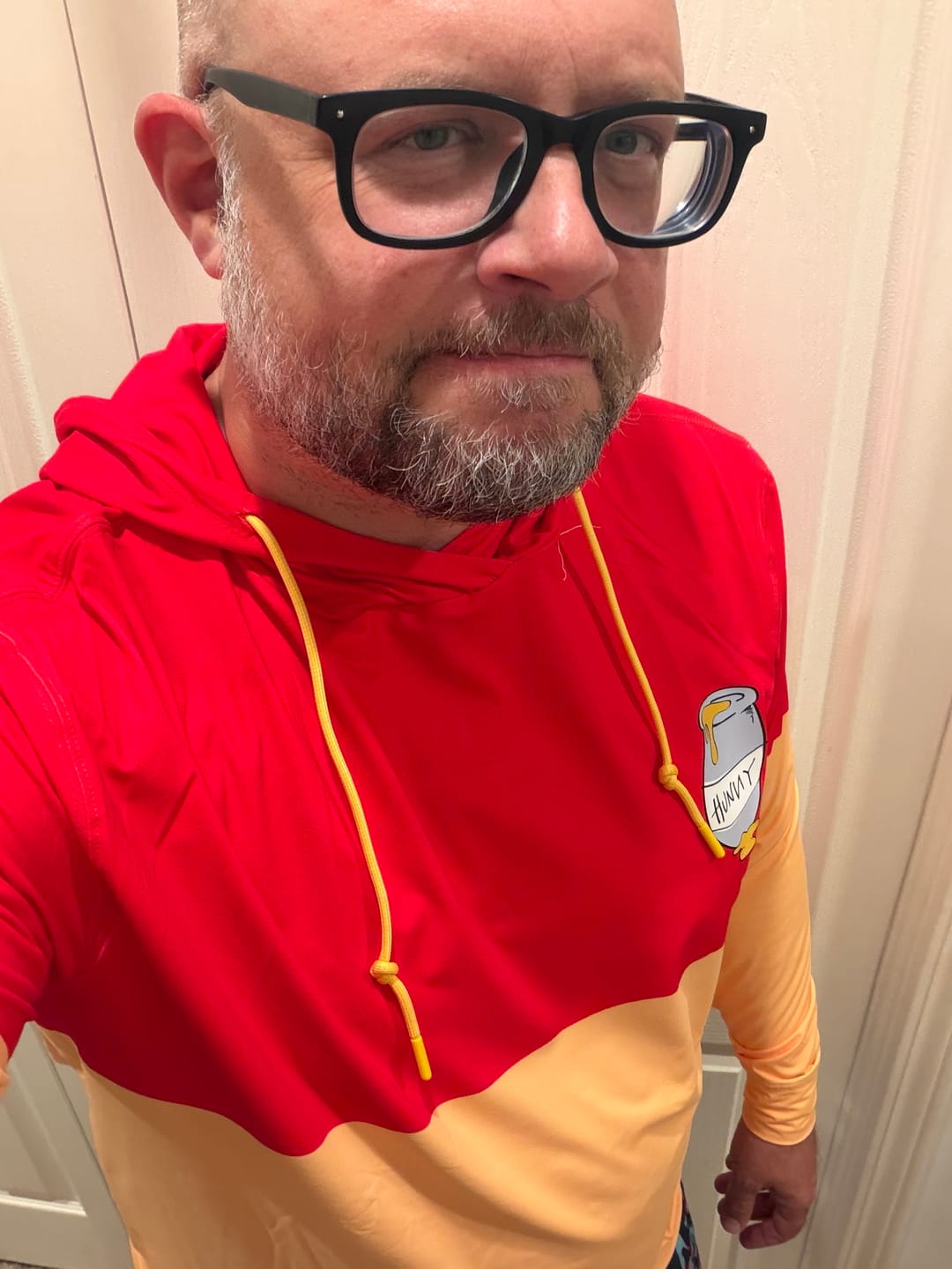 Customer photo review of Disney's Winnie the Pooh "The Pooh Bear" – Performance Hoodie