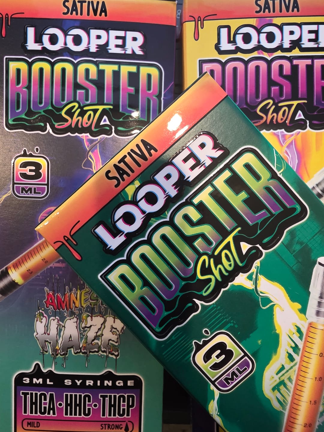 Customer photo review of Amnesia Haze - Looper Booster Shot Syringe 3G