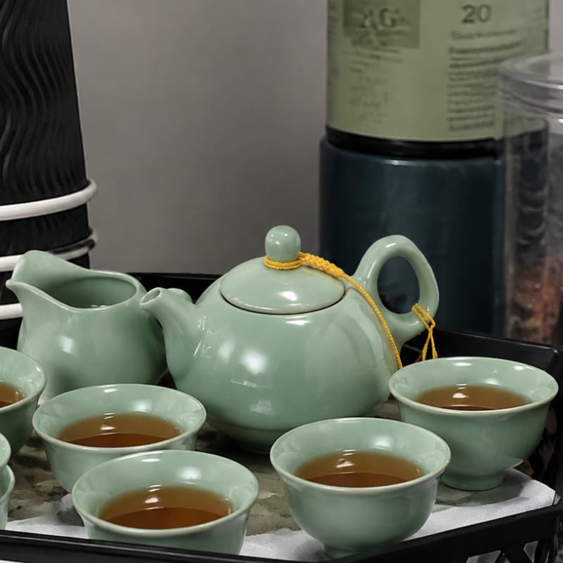 Customer photo review of Rin Cellar Ceramic Tea Set