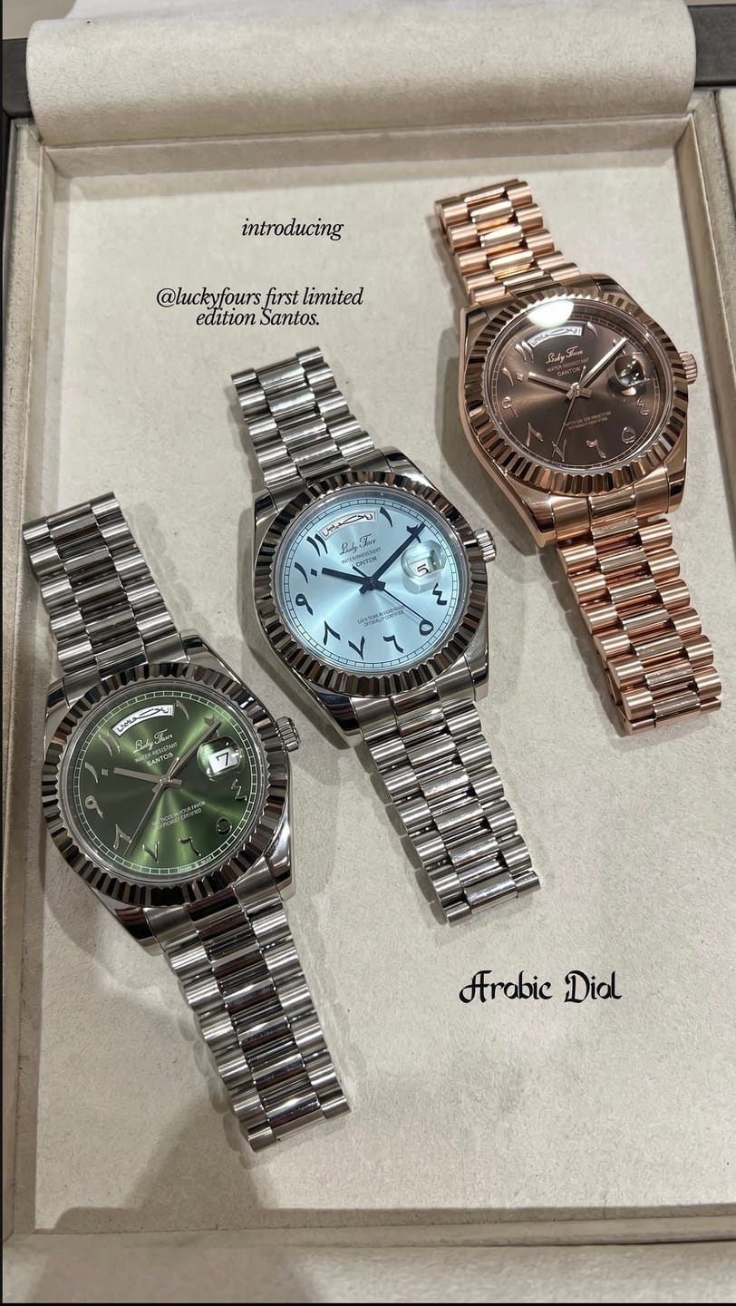 Customer photo review of Lucky Fours® Arabic Santos