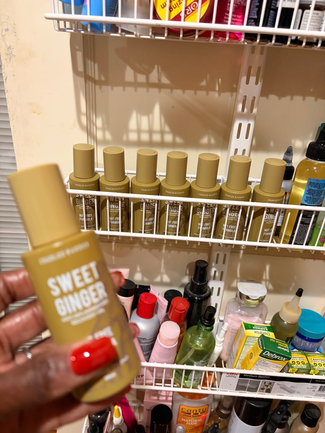 Customer photo review of [Nut-Free] Sweet Ginger Dry Oil for Sensitive Skin