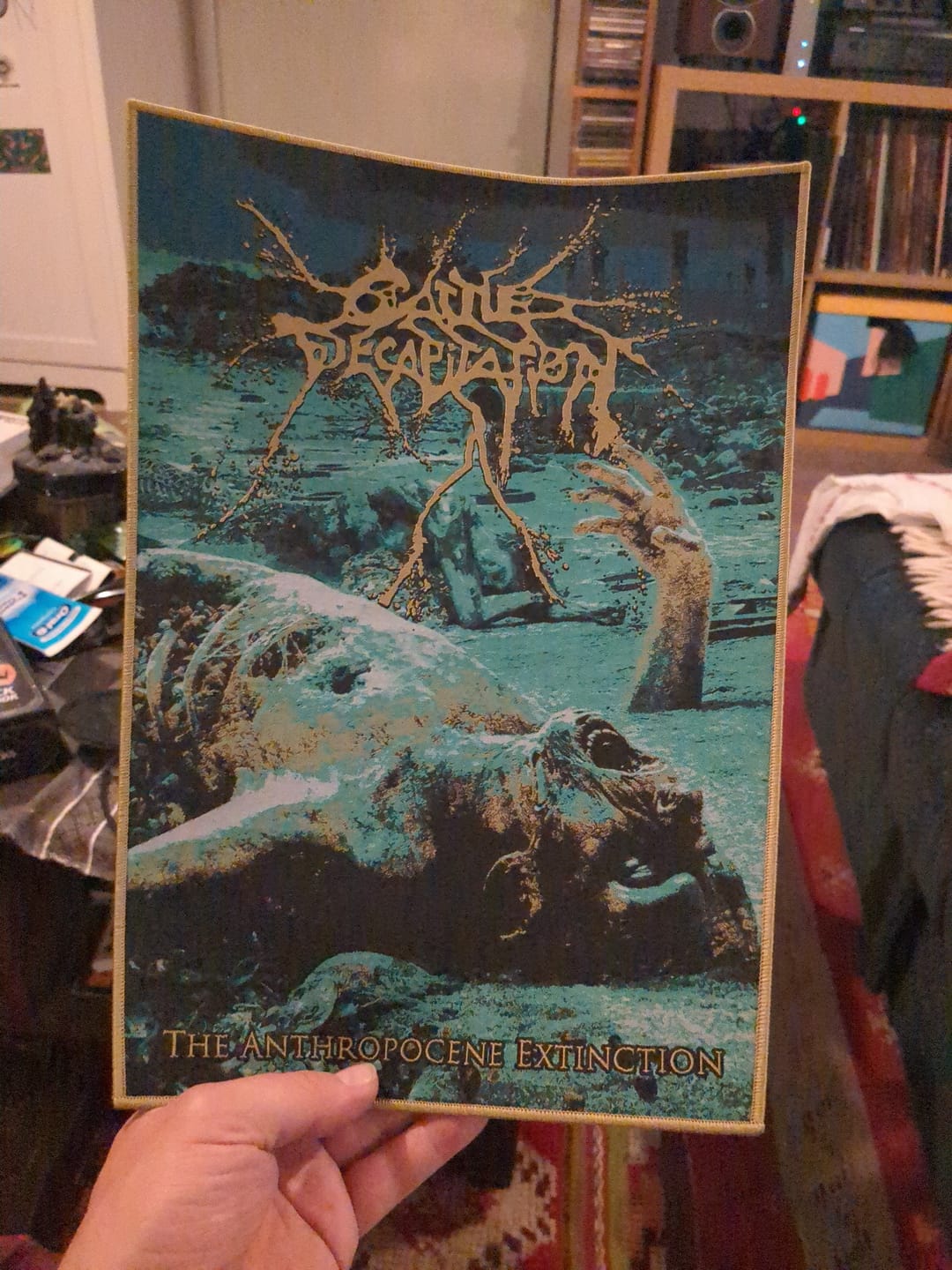 Customer photo review of Cattle Decapitation - The Anthropocene Extinction - Backpatch