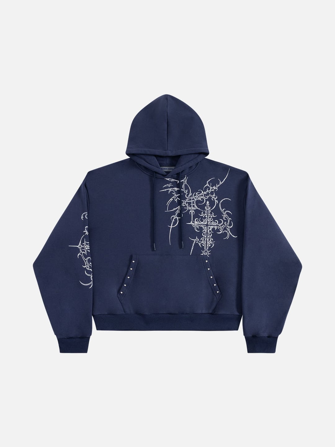 Customer photo review of Aelfric Eden Boxy Cross Graphic Pullover Hoodie
