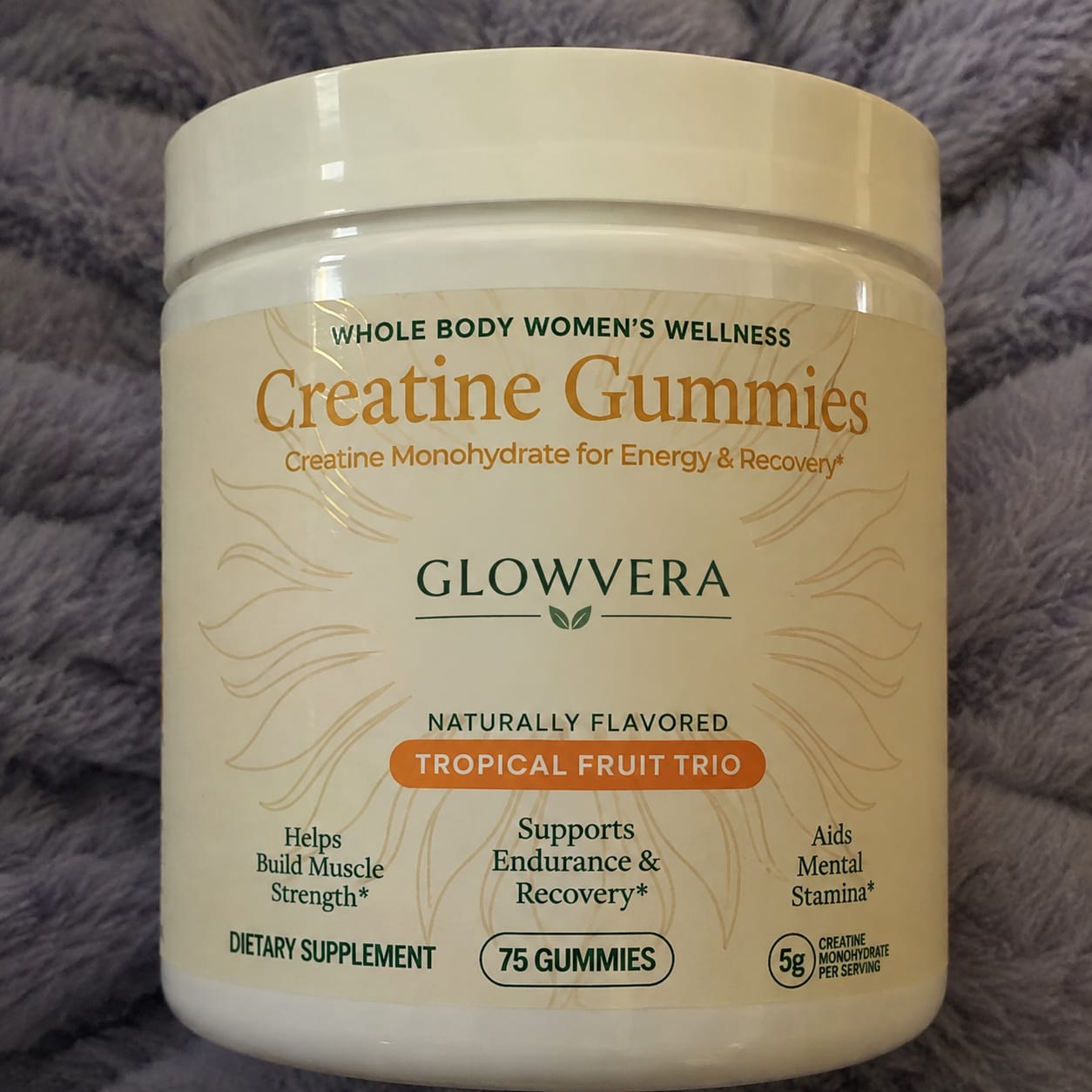 Customer photo review of Gomitas de Creatina Trío Tropical