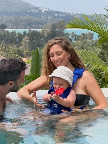 Customer photo review of WaterLand Baby Carrier