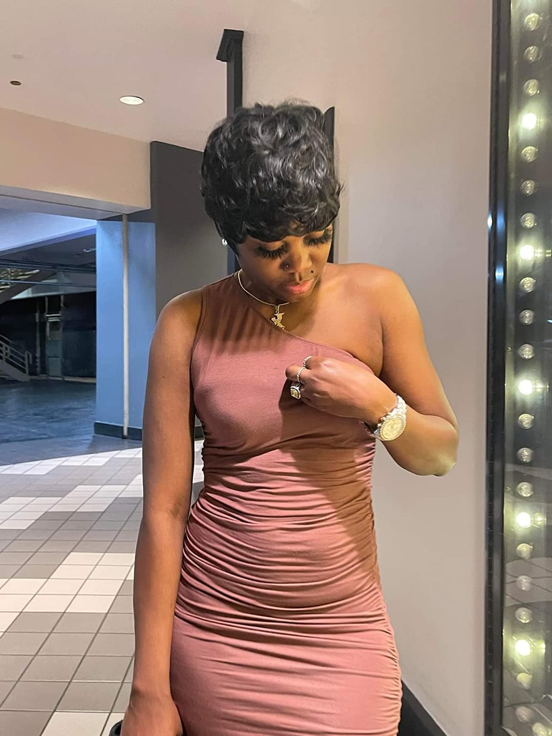 Customer photo review of Pixie Cut Wig | 100% Human Hair | Glueless & Beginner Friendly | Ready to Wear
