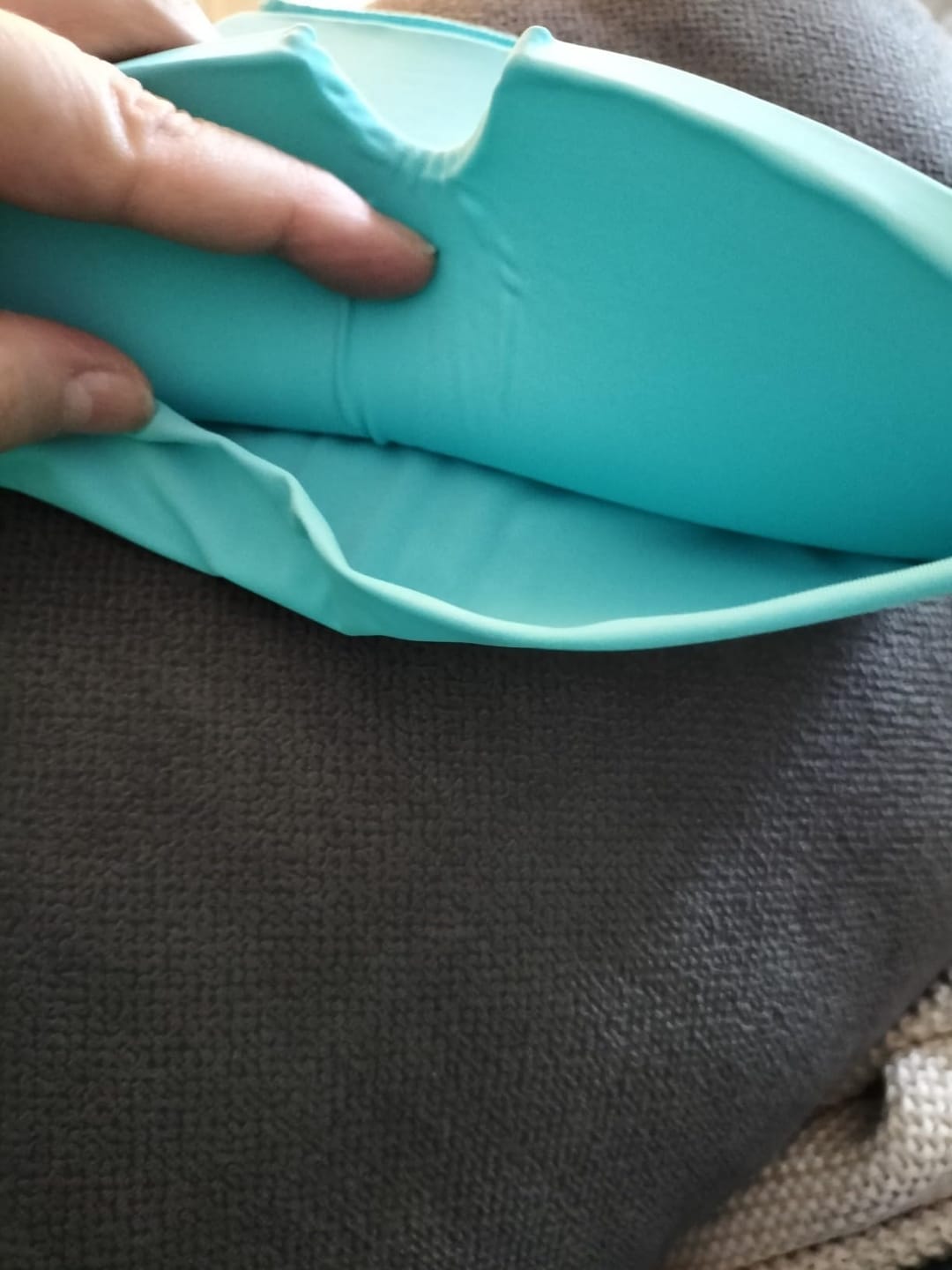 Customer photo review of Antifaz Térmico de Frío y Calor