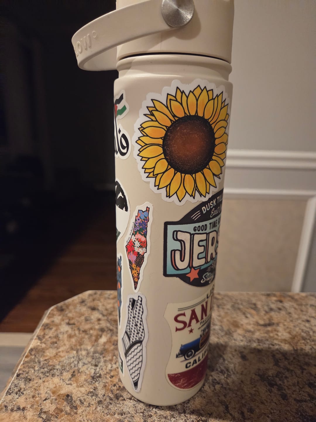 Customer photo review of Cute Sunflower Yellow Sticker