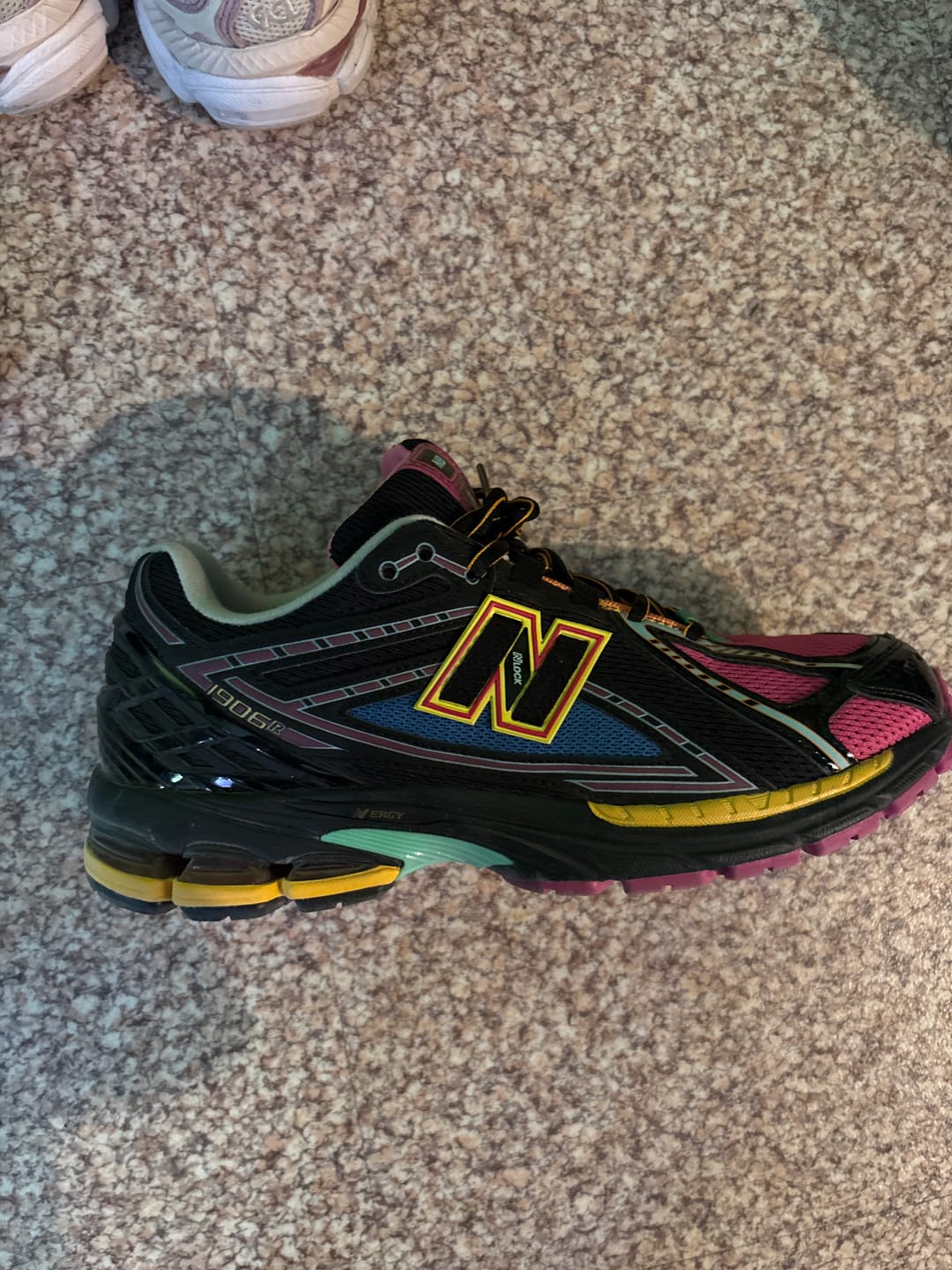 Customer photo review of New Balance 1906R 'Neon Nights Pack' - 41