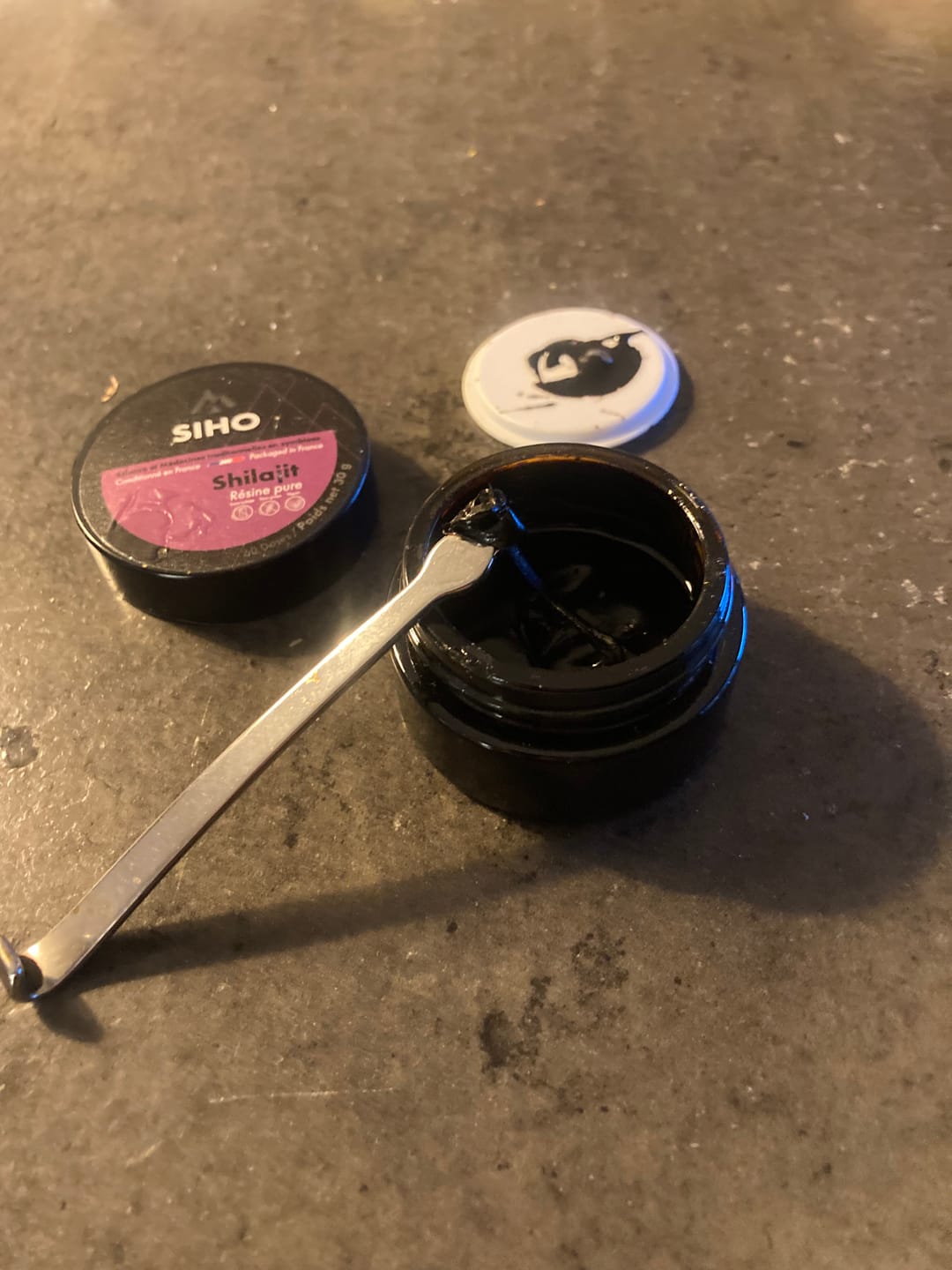 Customer photo review of Résine de Shilajit : Pure 100% - 30g - 2 mois