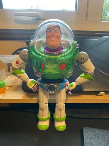 Customer photo review of Buzz Lightyear Finger Apparel