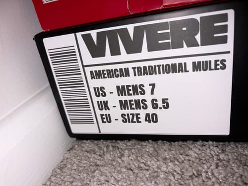 Customer photo review of American Traditional Mules