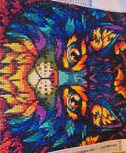 Customer photo review of Surprise Design | Mystery Diamond Painting Kit