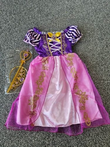 Customer photo review of Enchanting Girl Dress Purple Dress Sleeveless Knit