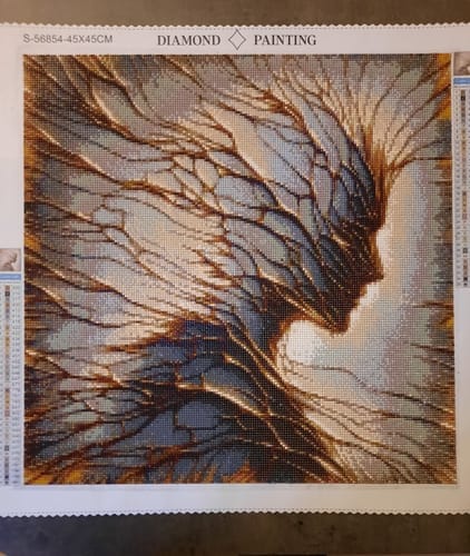 Customer photo review of Whispered elegance | Diamond Painting Kit