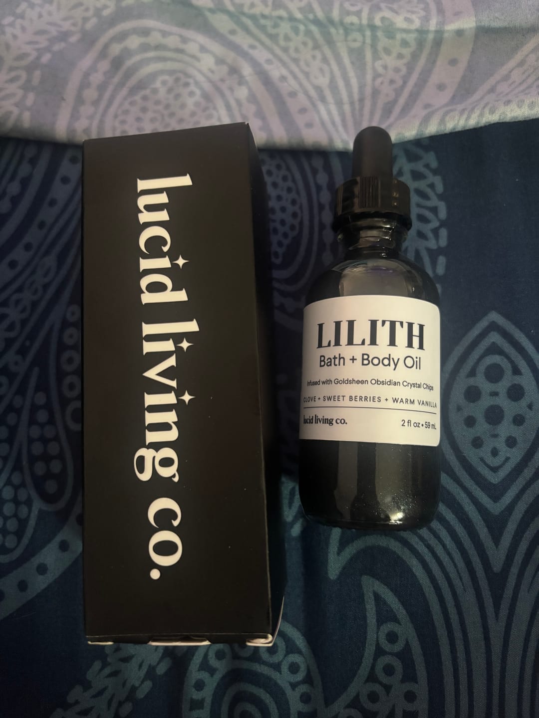 Customer photo review of LILITH Bath & Body Oil