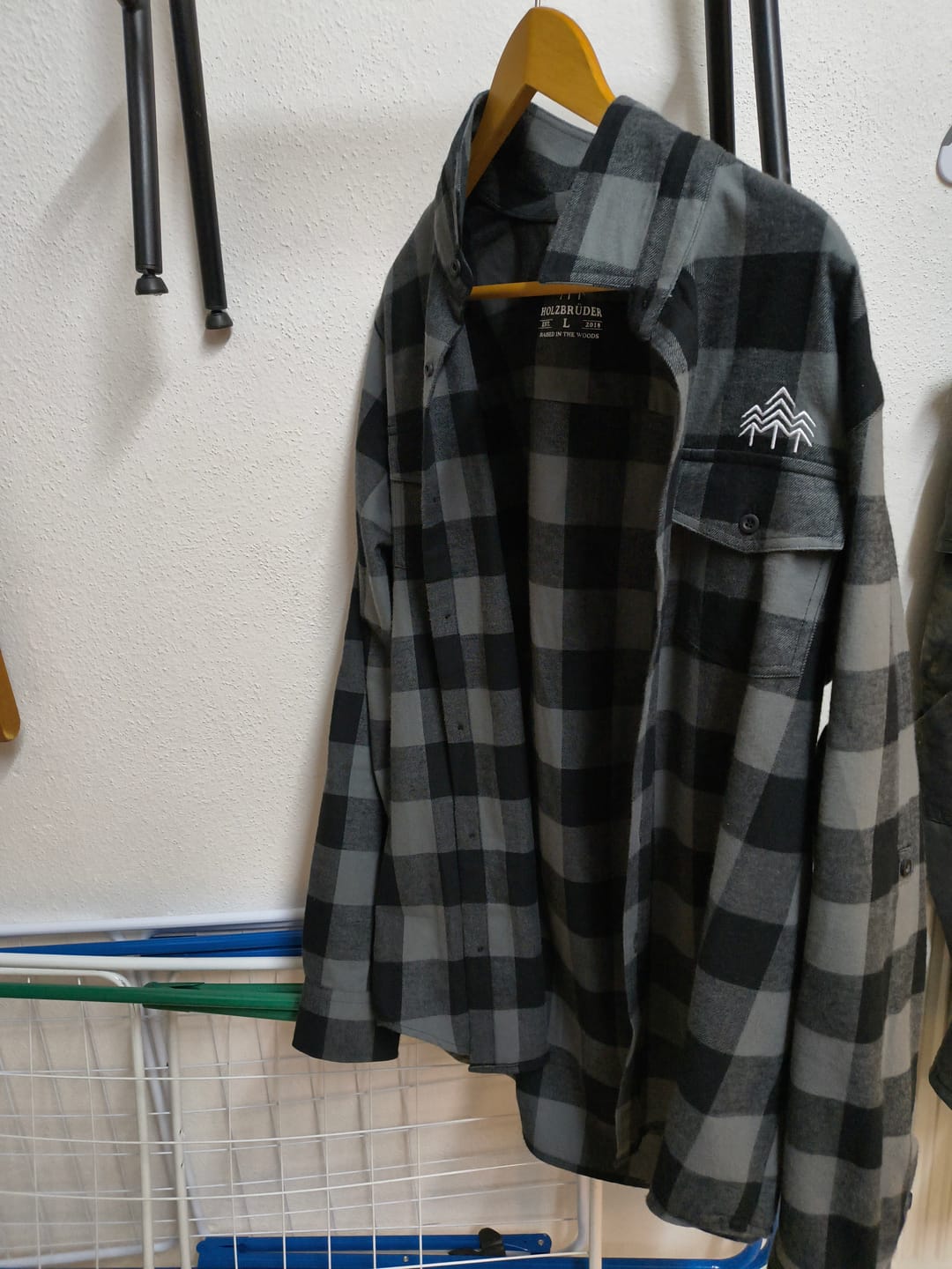 Customer photo review of Holzbrüder® Unisex Flanellhemd - grey/black