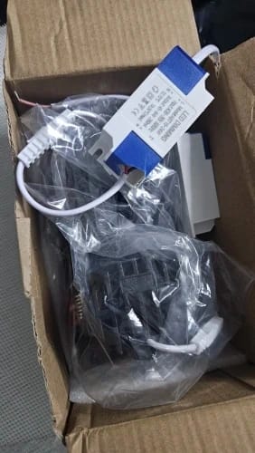 Customer photo review of Black Downlight for Living Room, Tiltable Head, 8.5 cm