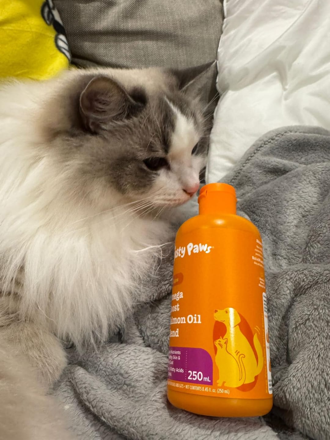 Customer photo review of Wild Alaska Omega-3 Pet Oil