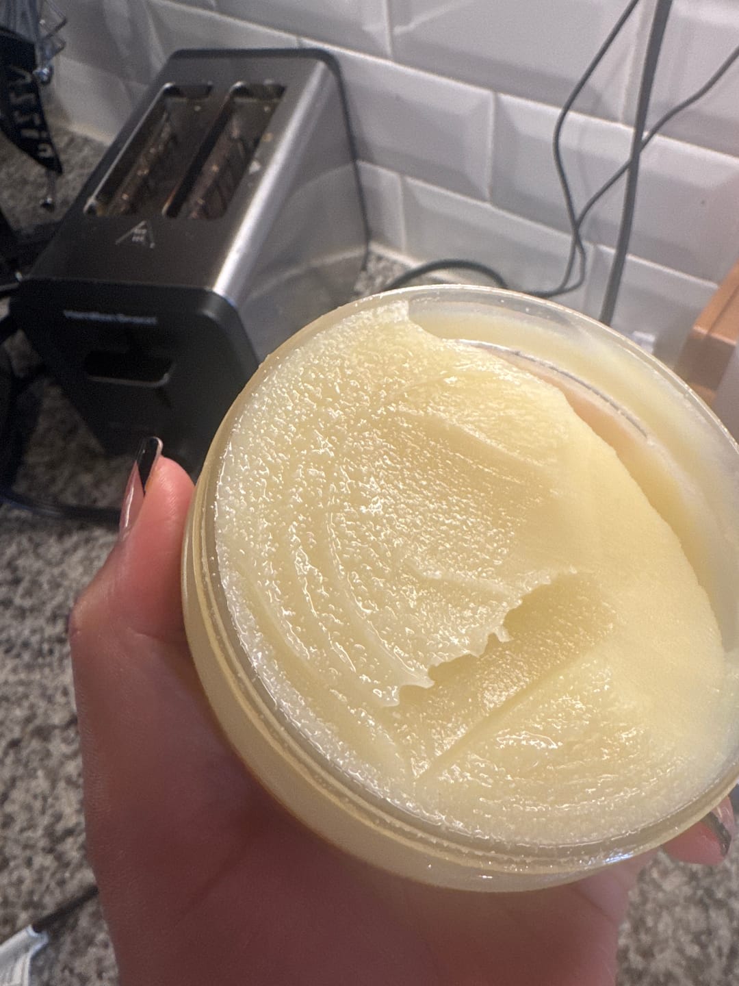 Customer photo review of BODY GLAZE: STRAWBERRY SHORTCAKE