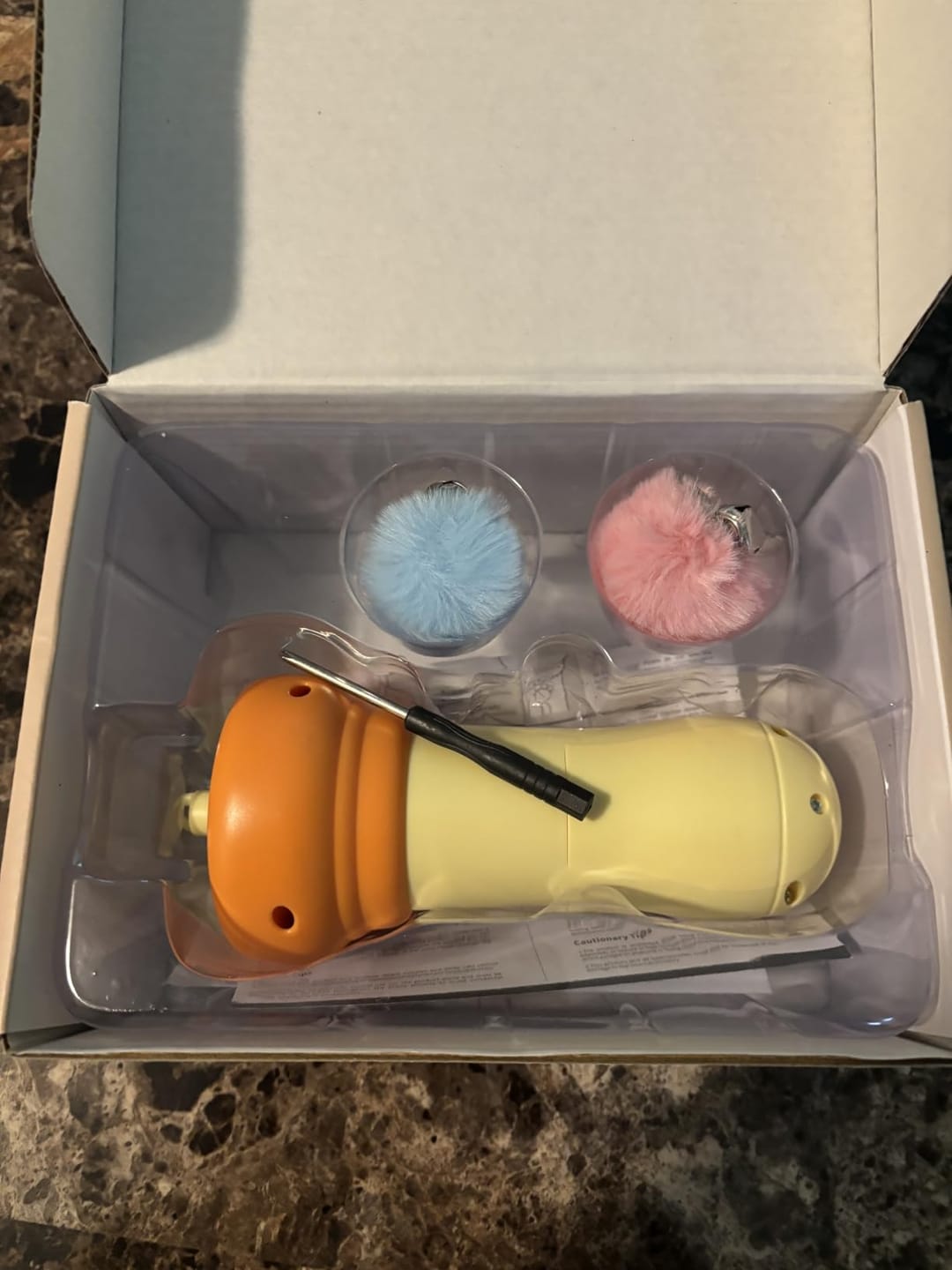 Customer photo review of PounceLoop™ One-Button Retractable Cat Toy Launcher