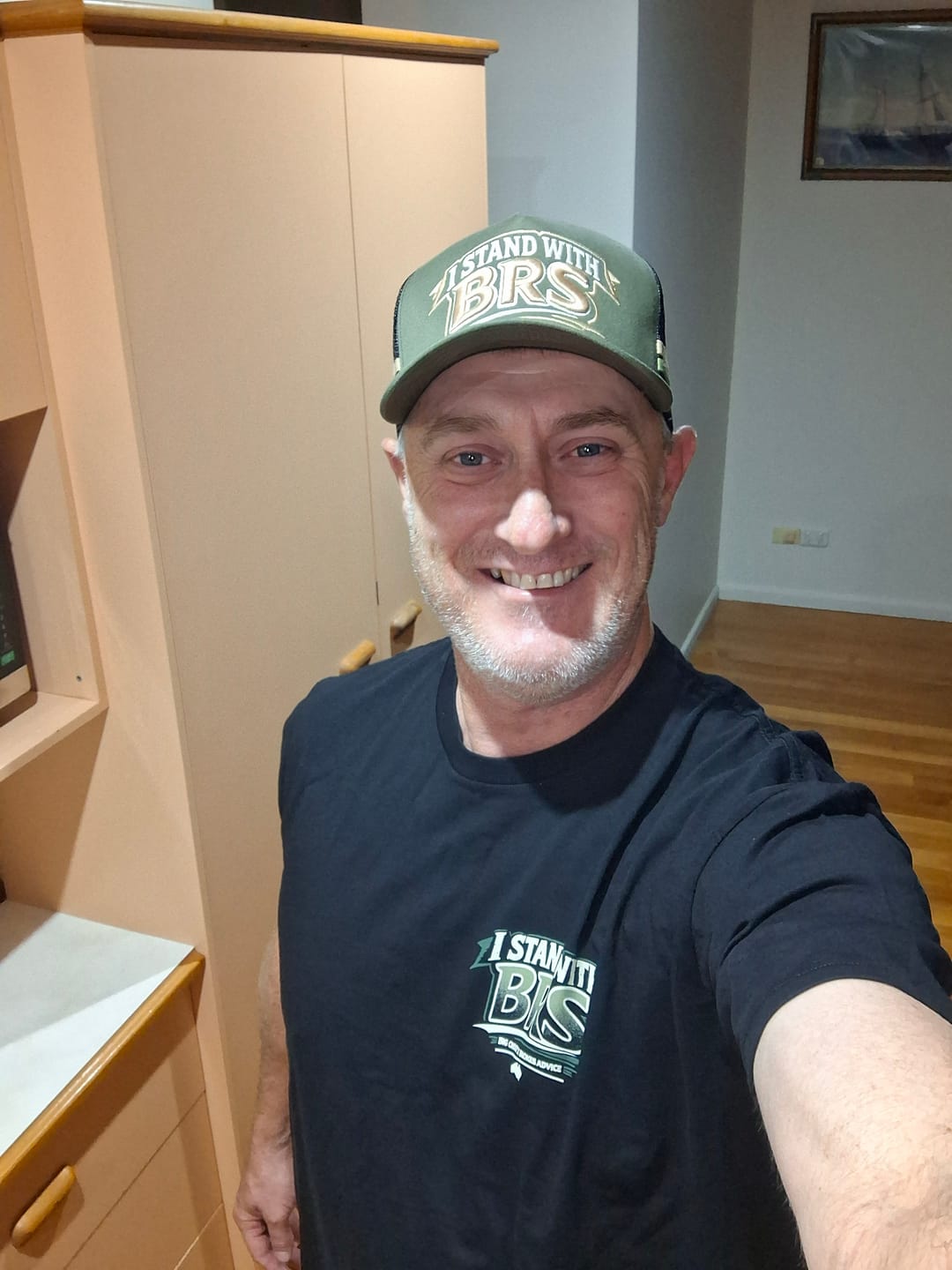 Customer photo review of Big Chocky | Stand With BRS Trucker Cap