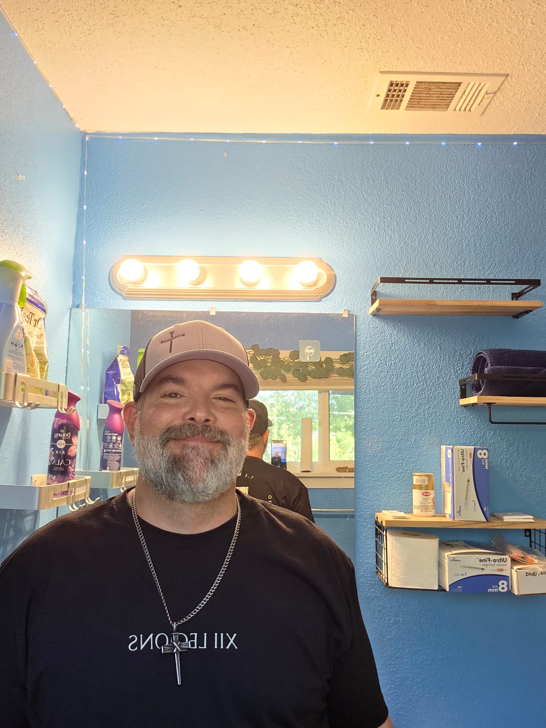 Customer photo review of PSALM 3:7 T-shirt