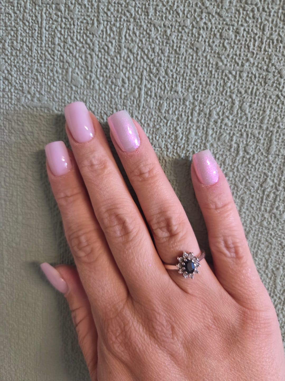Customer photo review of Natural Pink Dipping Powder