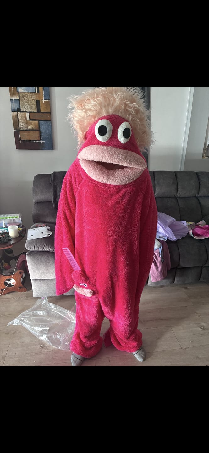Customer photo review of Snuggo™ Monster Onesie