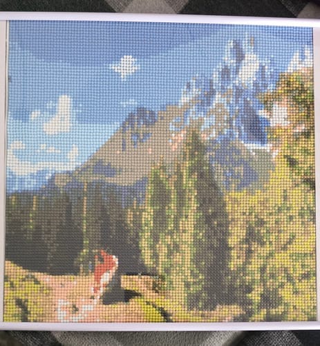 Customer photo review of Your Photo | Custom Photo Diamond Painting Kit