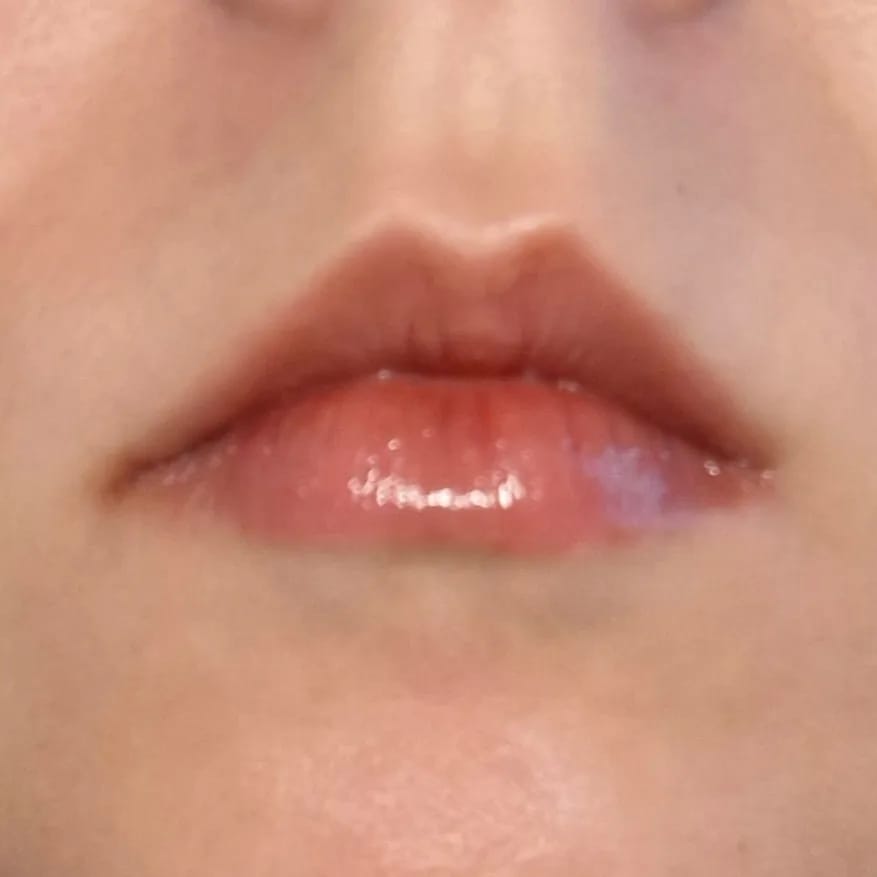 Customer photo review of Crystal Moisturizing Tinted Lip Balm