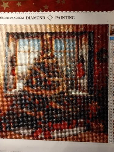 Customer photo review of A Celebration of Warmth | Diamond Painting Kit
