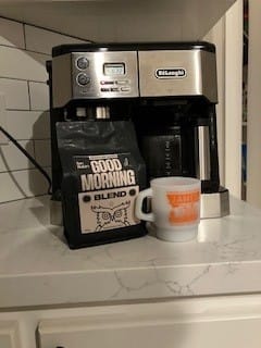 Customer photo review of James Motel Milk Glass Mug