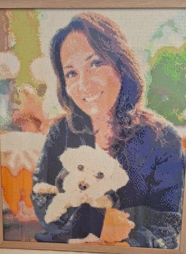 Customer photo review of Your Photo | Custom Photo Diamond Painting Kit