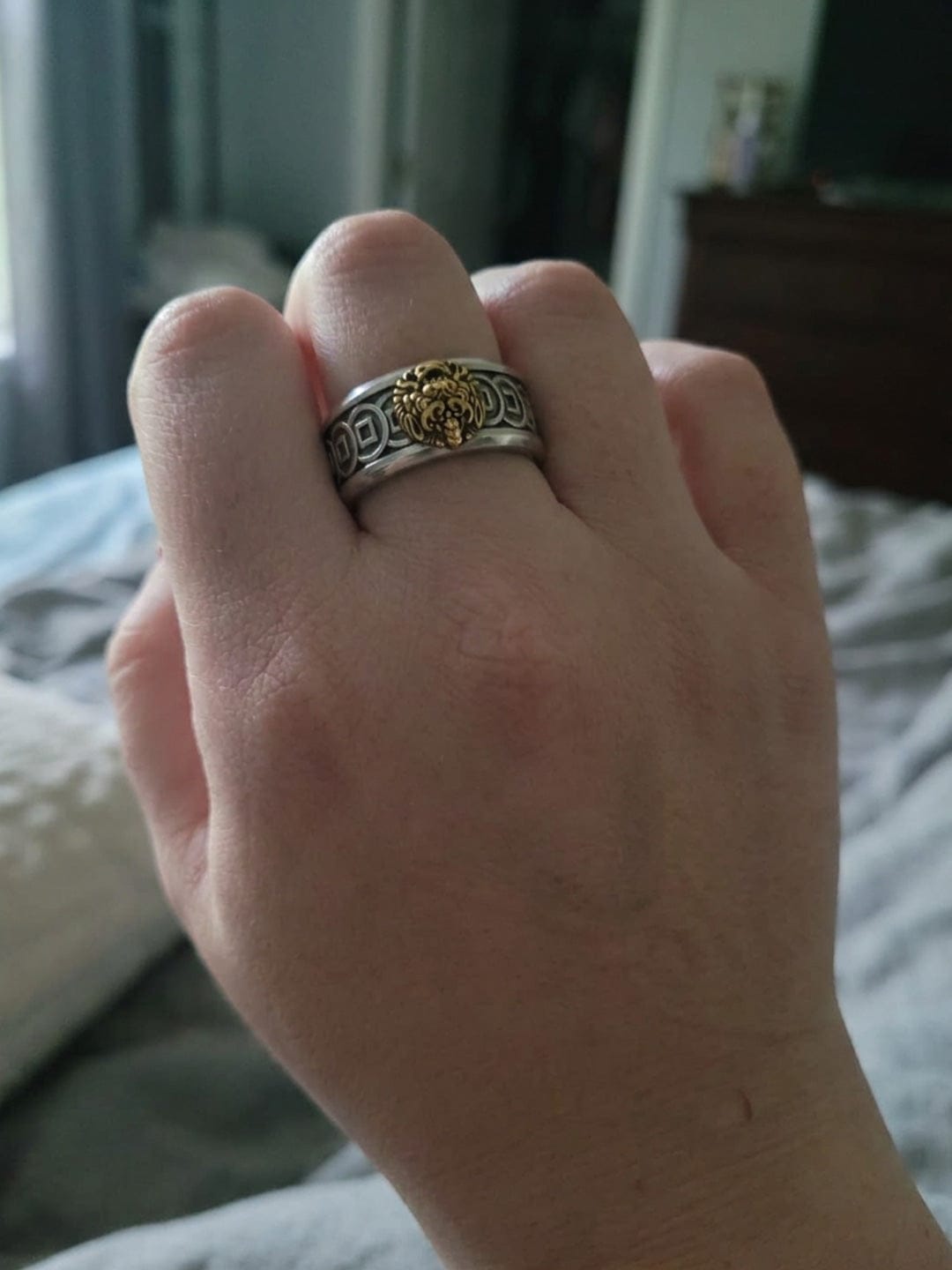 Customer photo review of The Coin Sovereign Pixiu Ring - 80% Off