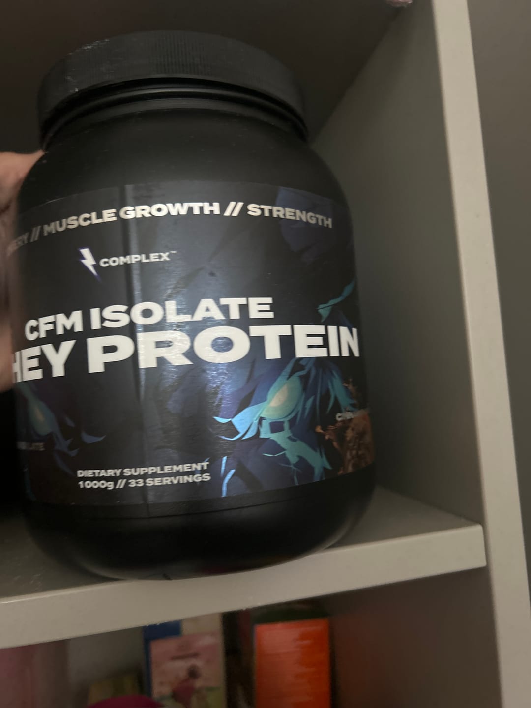 Customer photo review of CFM Whey Protein Isolate