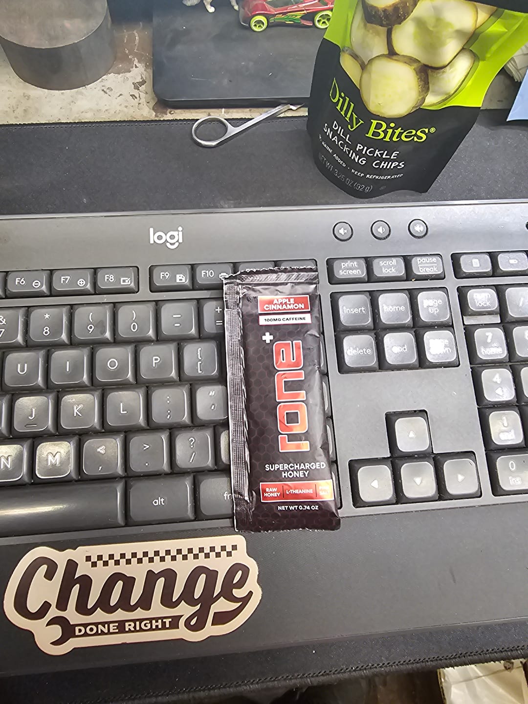 Customer photo review of 100mg Caffeine - Apple Cinnamon - SuperCharged Honey (20-Pack)