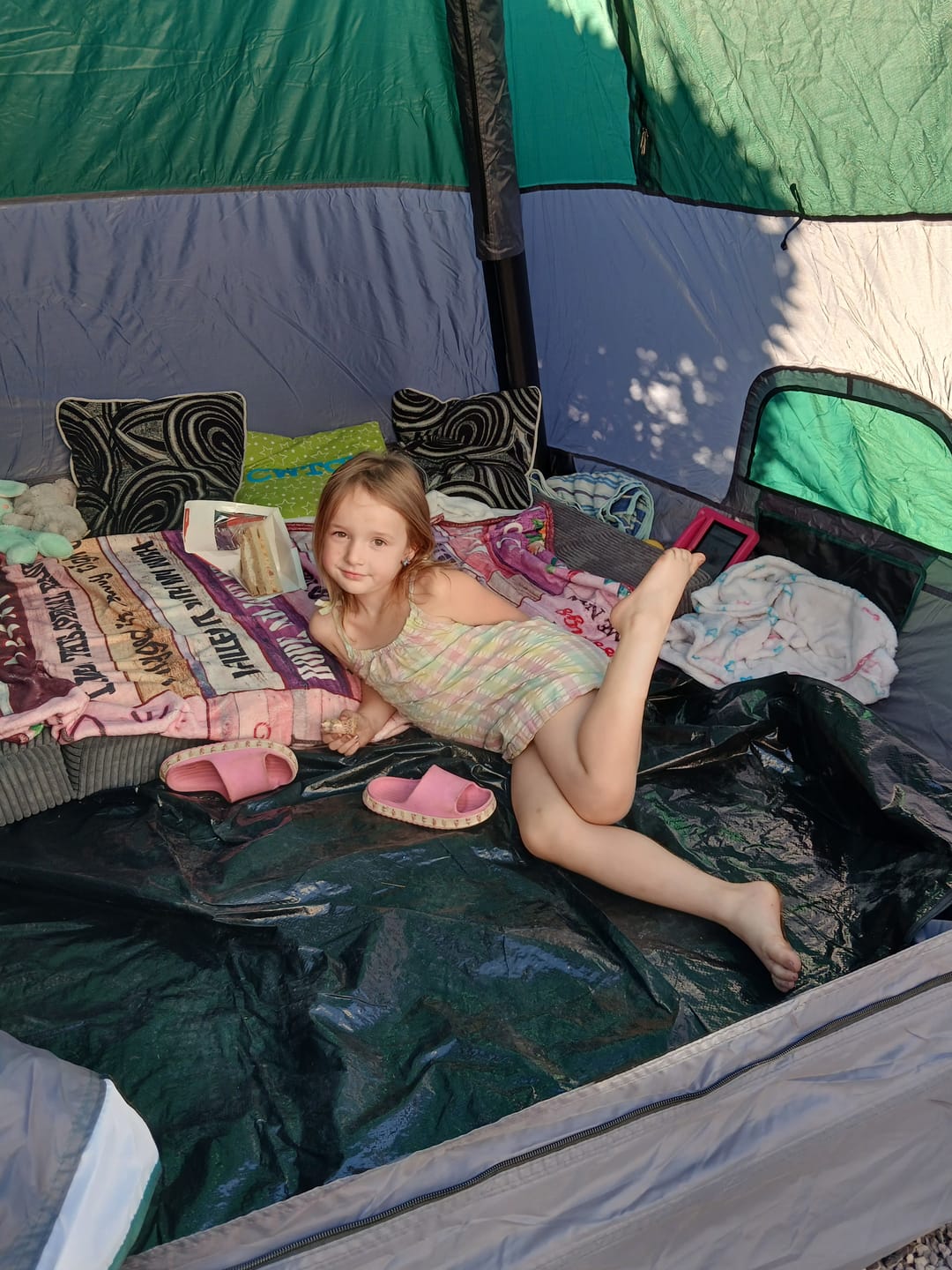Customer photo review of 2-Step Cabin Tent