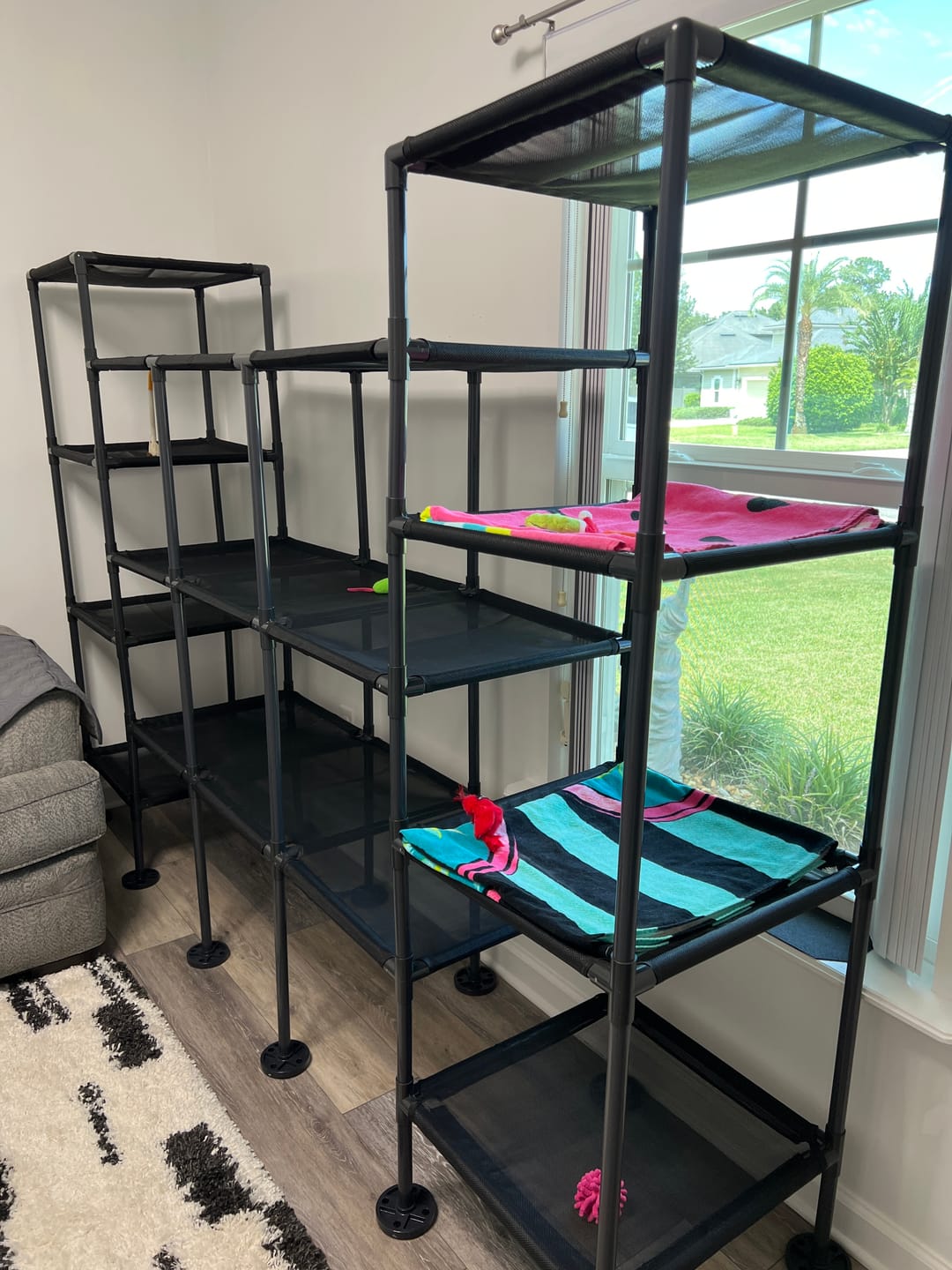 Customer photo review of Durable Cat Tower - Vista